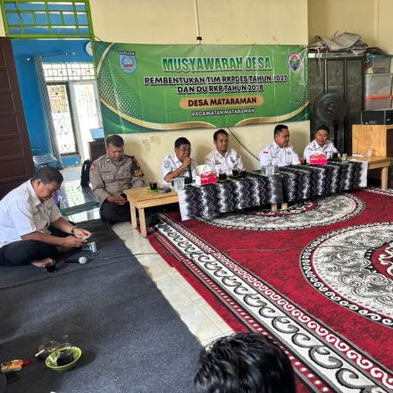 Musyawarah Desa Pembentukan Tim RKP-Desa Th 2027 dan DU RKP Th 2028